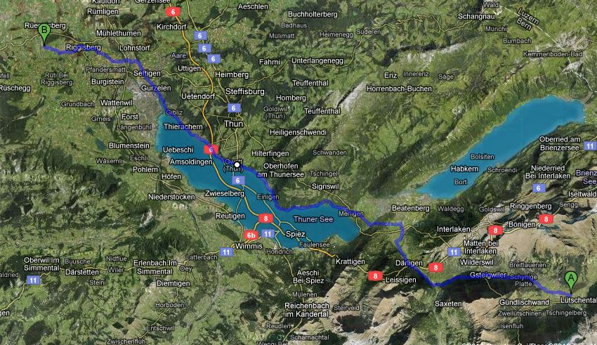 Pannentag: Wandern in Grindelwald - 159km